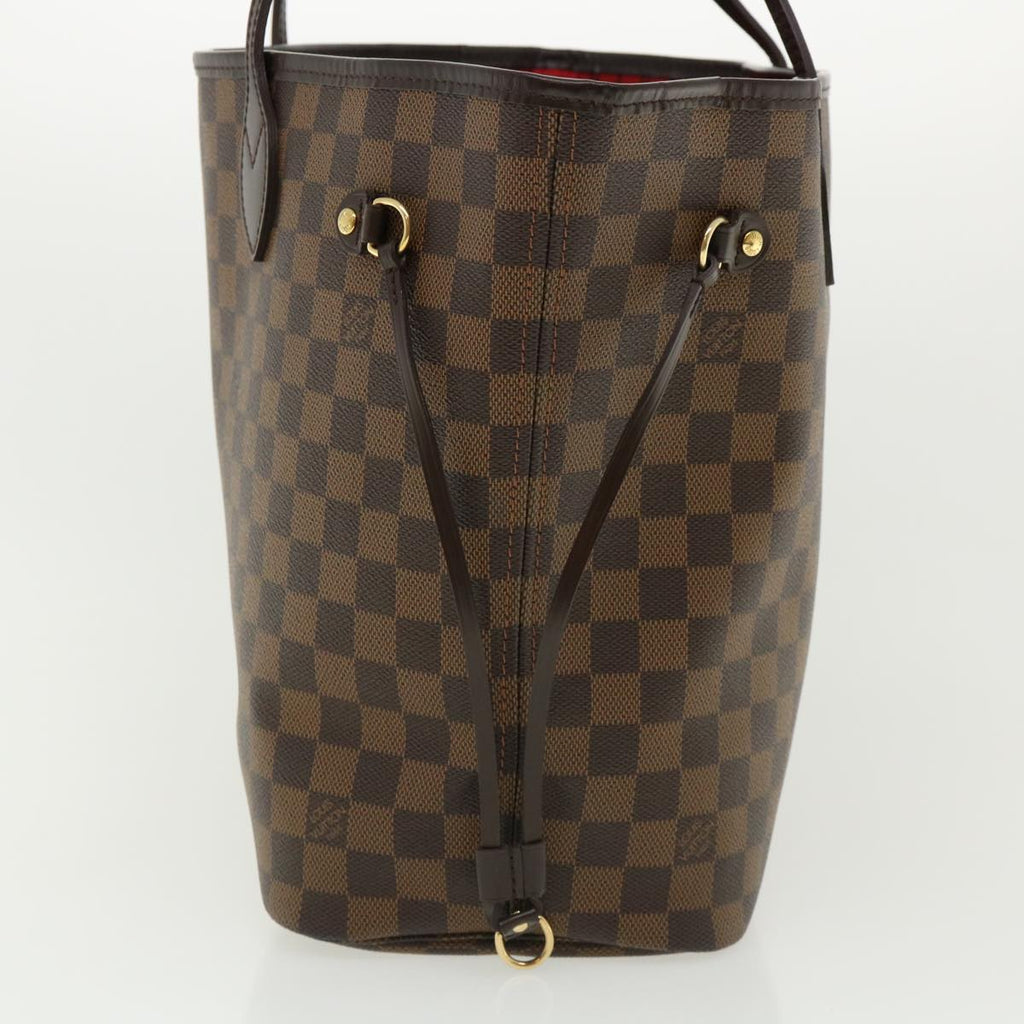 LOUIS VUITTON Damier Ebene Neverfull MM Tote Bag N51105 LV pt4962