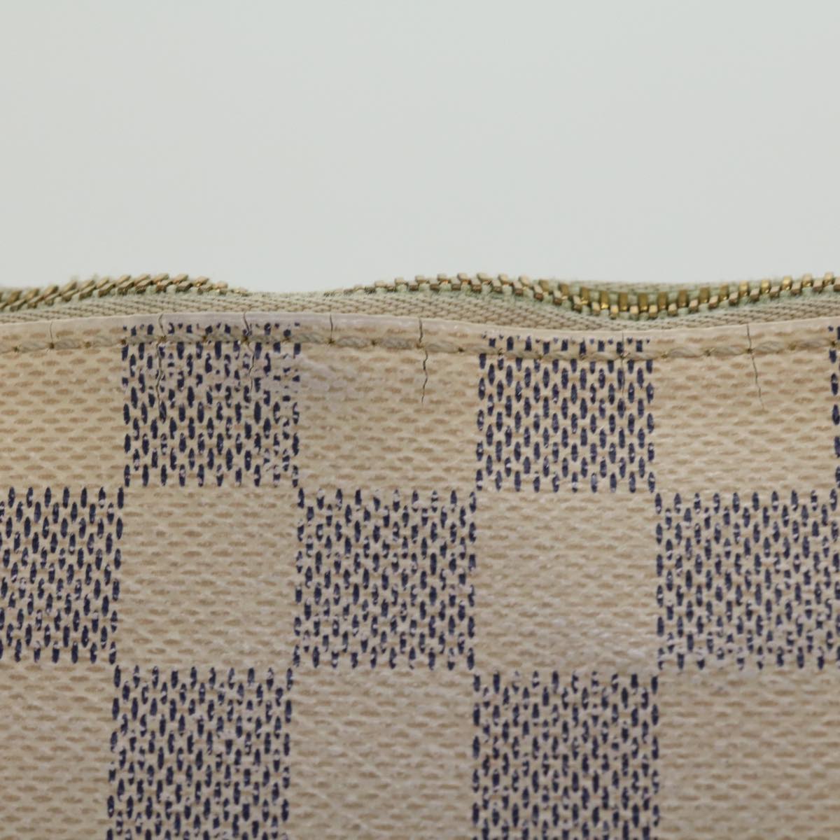 LOUIS VUITTON Damier Azur Pochette Accessoires Pouch N51986 LV rd2953