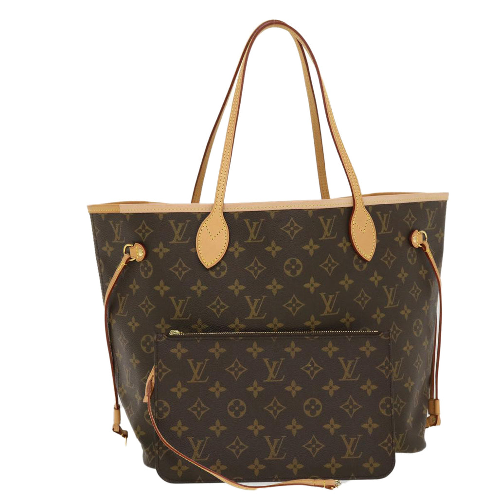 LOUIS VUITTON Monogram Neverfull MM Tote Bag M40156 LV S440V