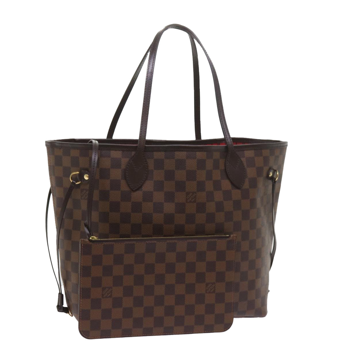 LOUIS VUITTON Damier Ebene Neverfull MM Tote Bag N51105 LV S783