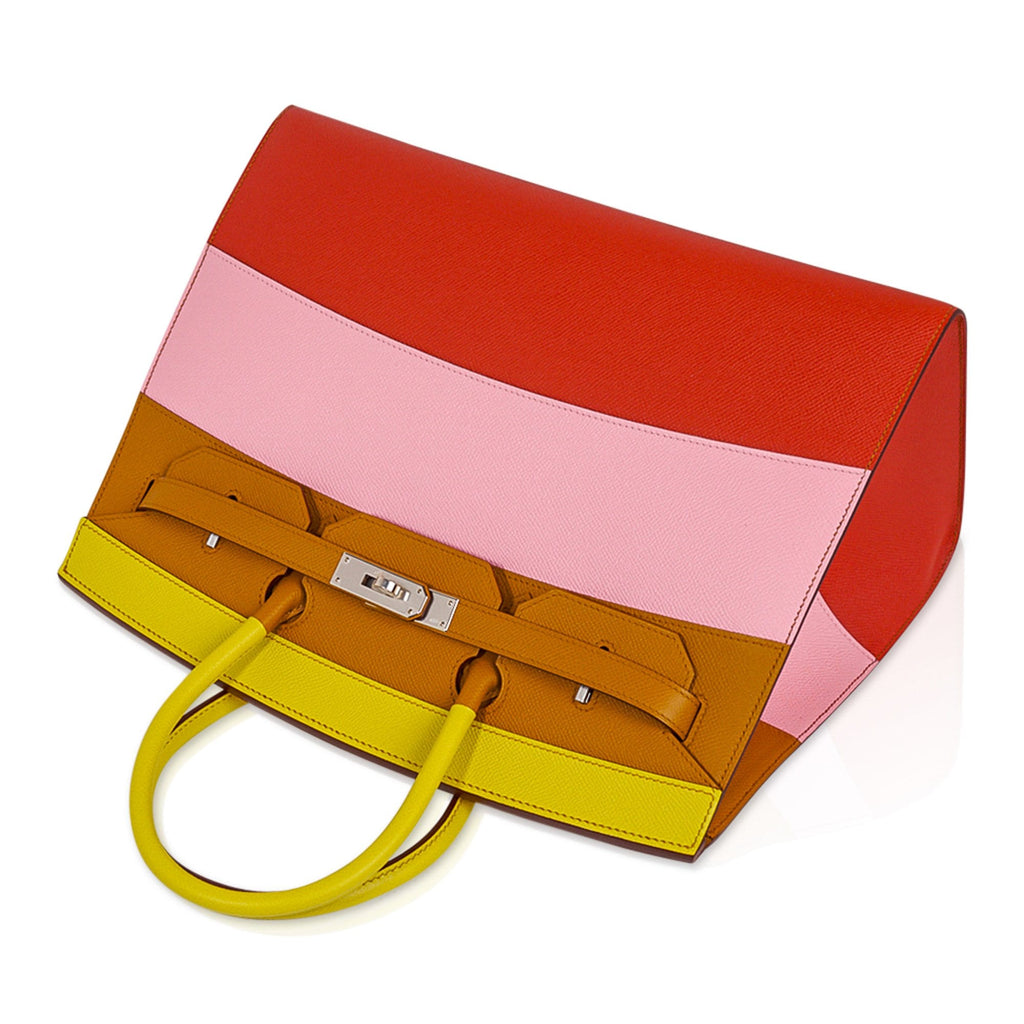 Hermes Sunrise Rainbow Sellier Birkin 35 Limited Edition Bag