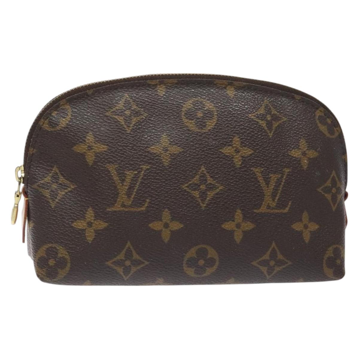 LOUIS VUITTON Monogram Pochette Cosmetic PM Pouch M43998 LV SW1040