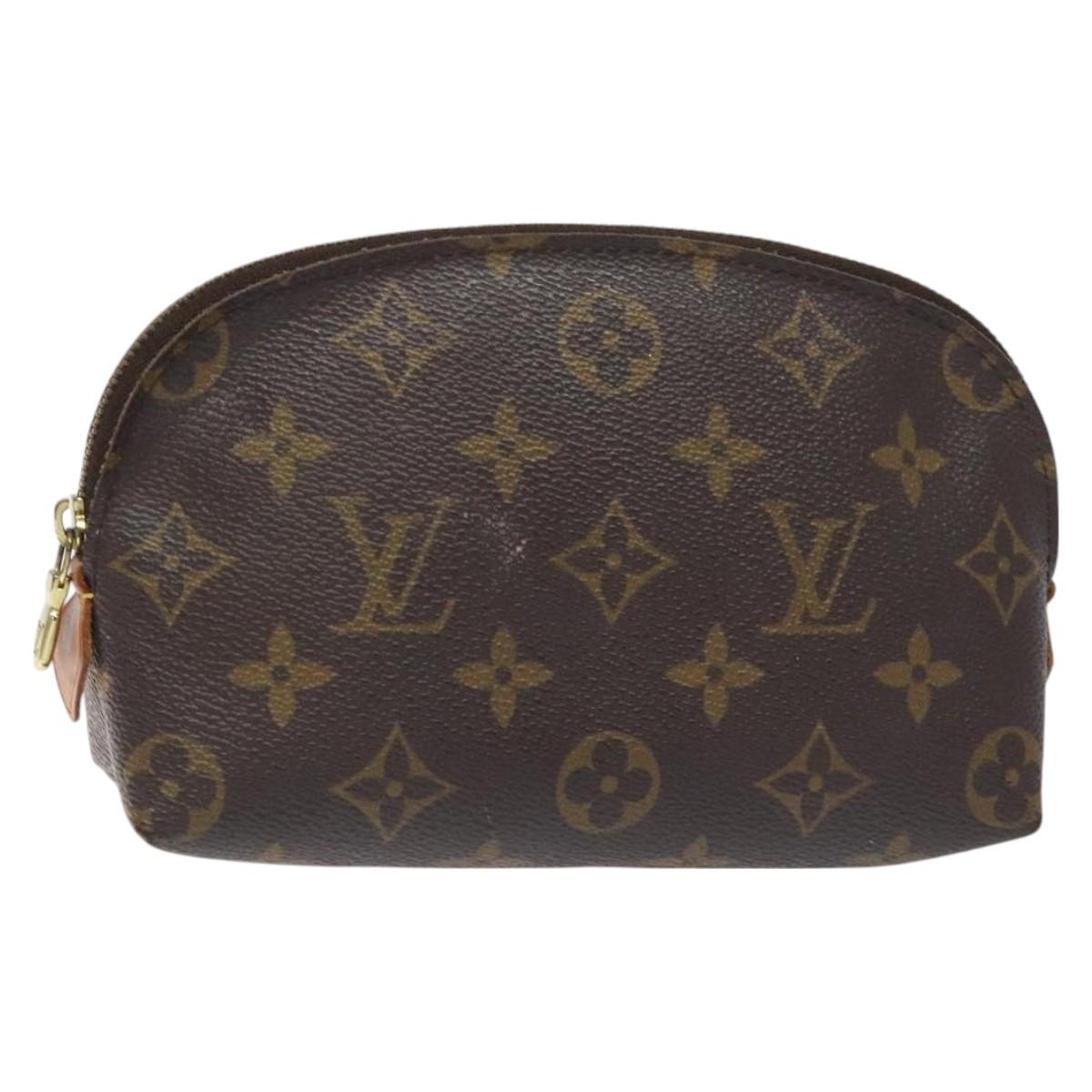 LOUIS VUITTON Monogram Pochette Cosmetic PM Pouch M43998 LV SW1062