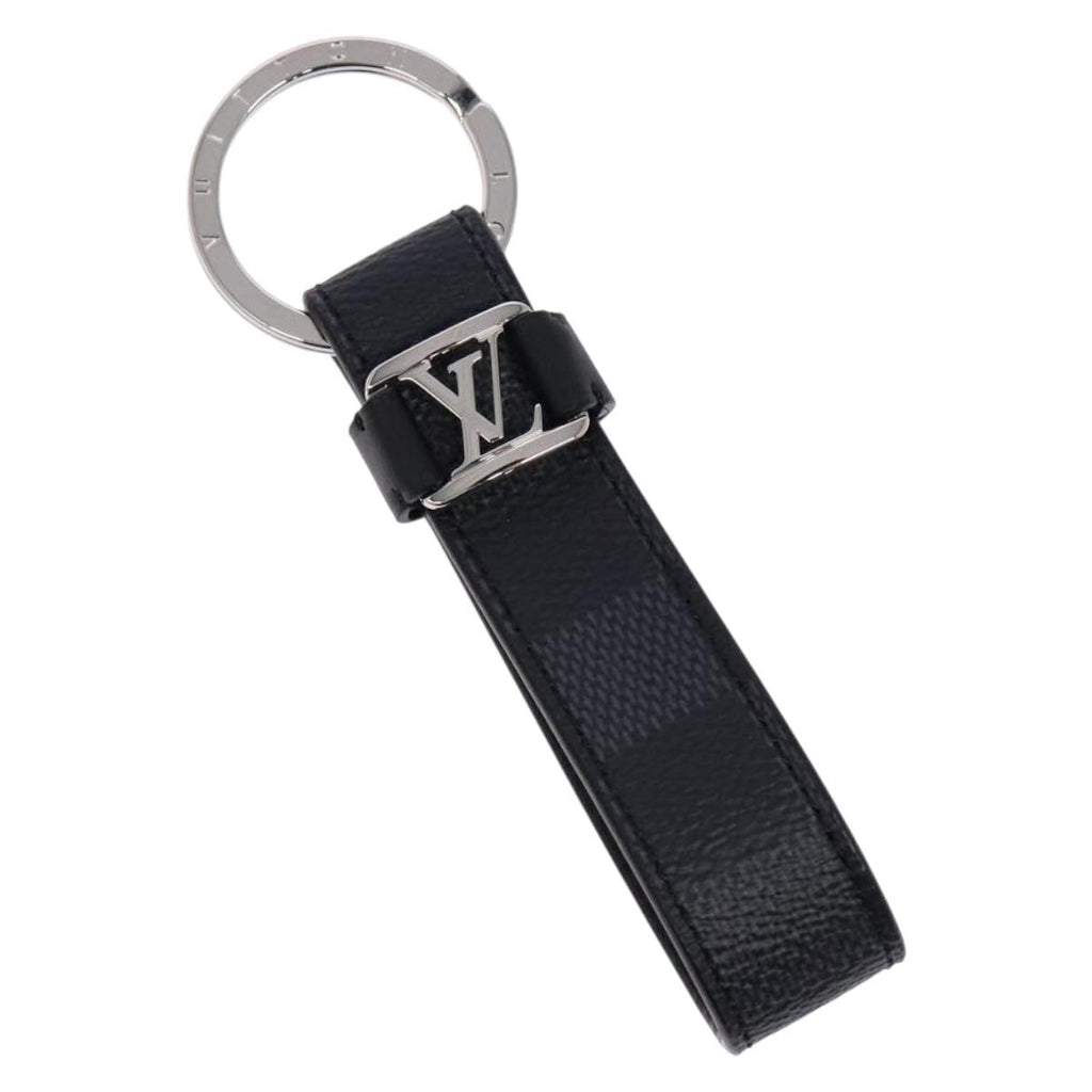 LOUIS VUITTON Damier Graphite LV Dragonne Key Ring M62706 LV sw1392M