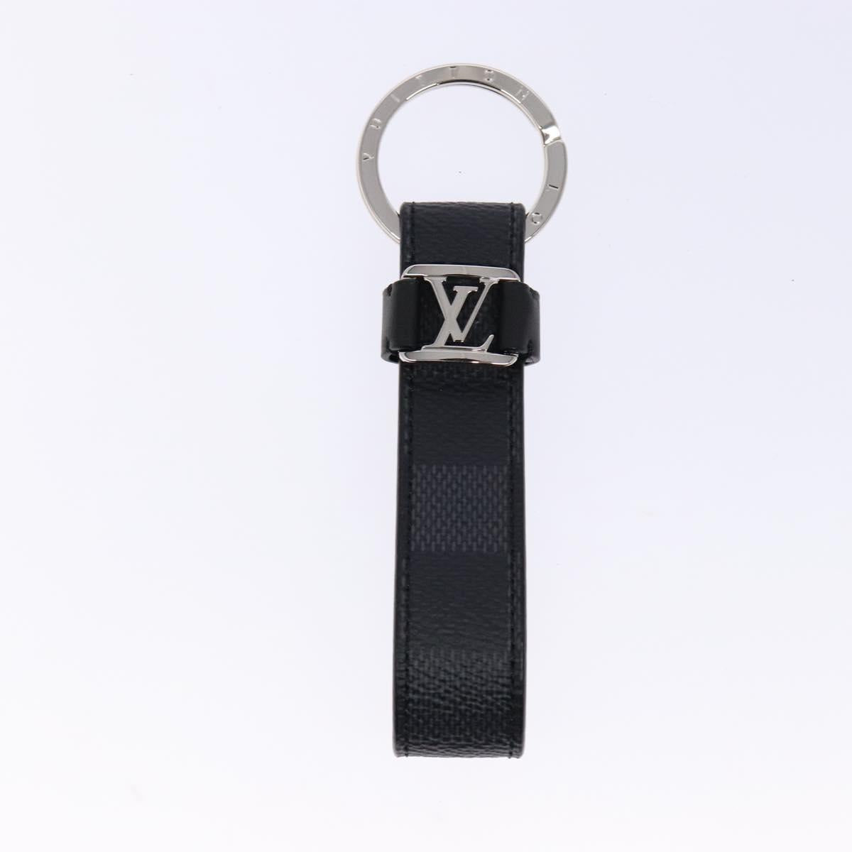 LOUIS VUITTON Damier Graphite LV Dragonne Key Ring M62706 LV sw1392M