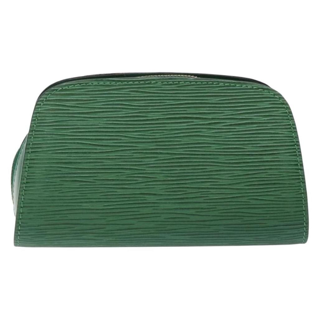 LOUIS VUITTON Epi Dauphine PM Cosmetic Pouch Green M48444 LV sw1427