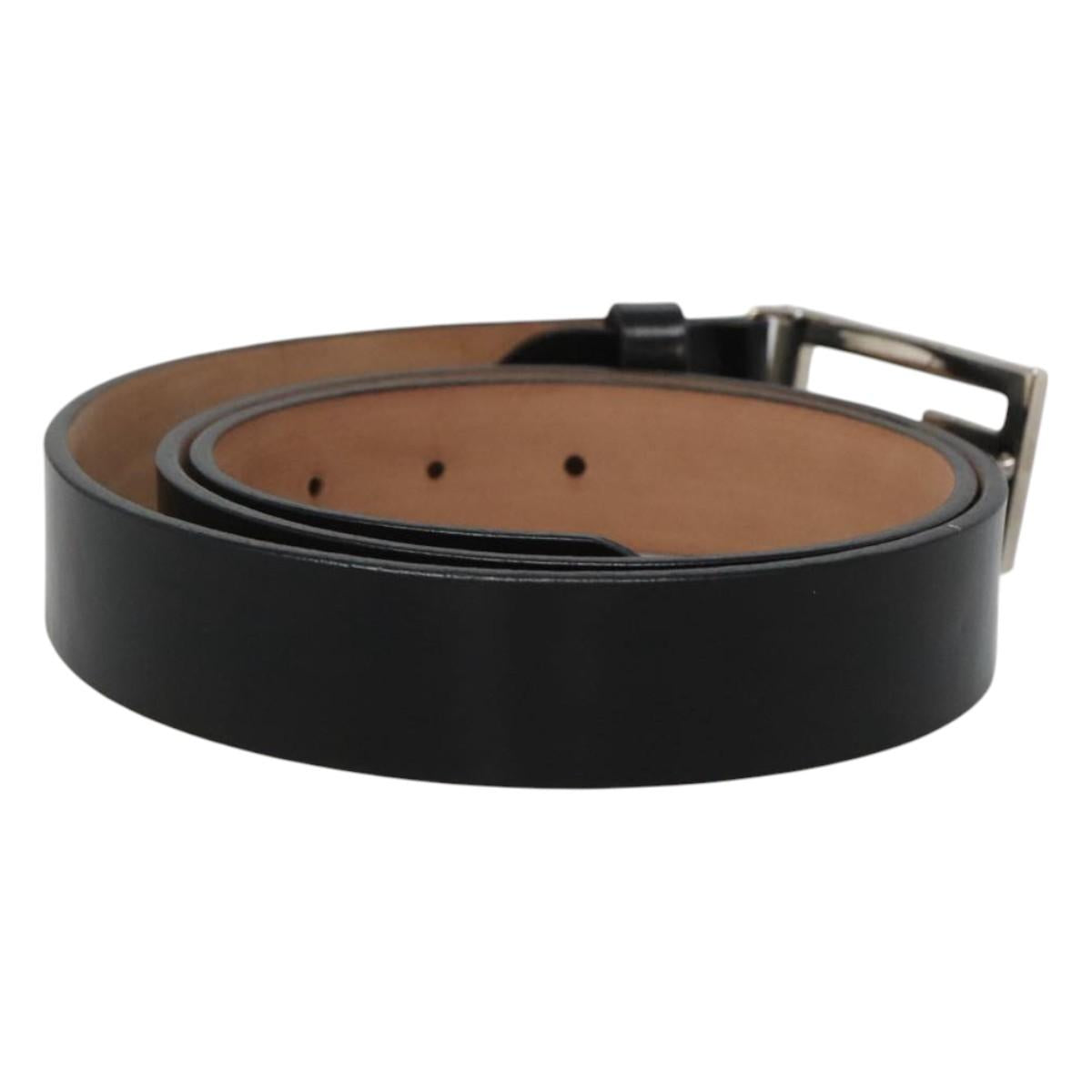 FENDI Belt Leather 41.3"" Black sw412