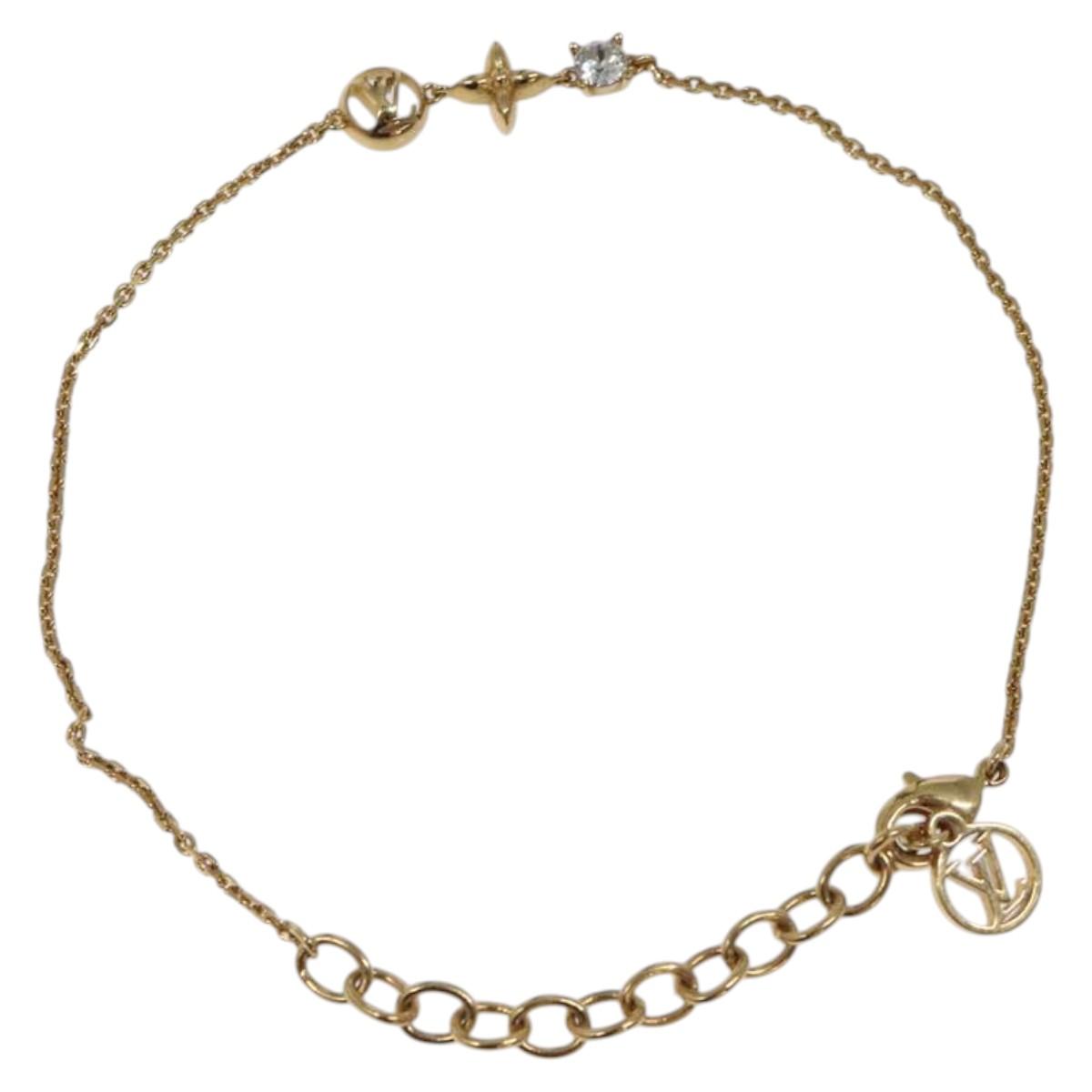 LOUIS VUITTON Bracelet Petit Louis Bracelet metal Gold M00374 LV sw559