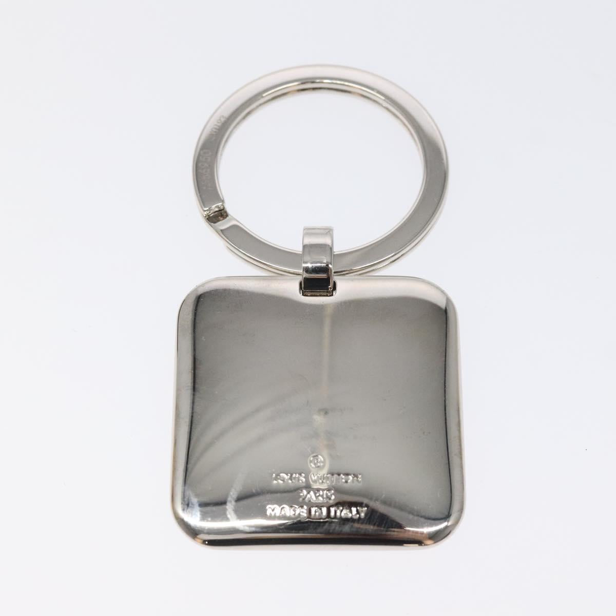 LOUIS VUITTON Voyage Key Chain Key Ring Metal Silver M66950 LV SW877