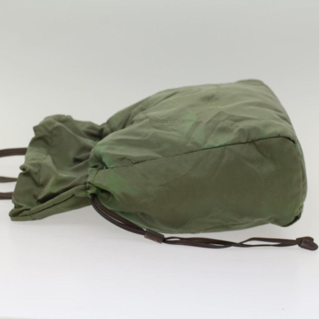 PRADA Tote Bag Nylon Khaki th3978