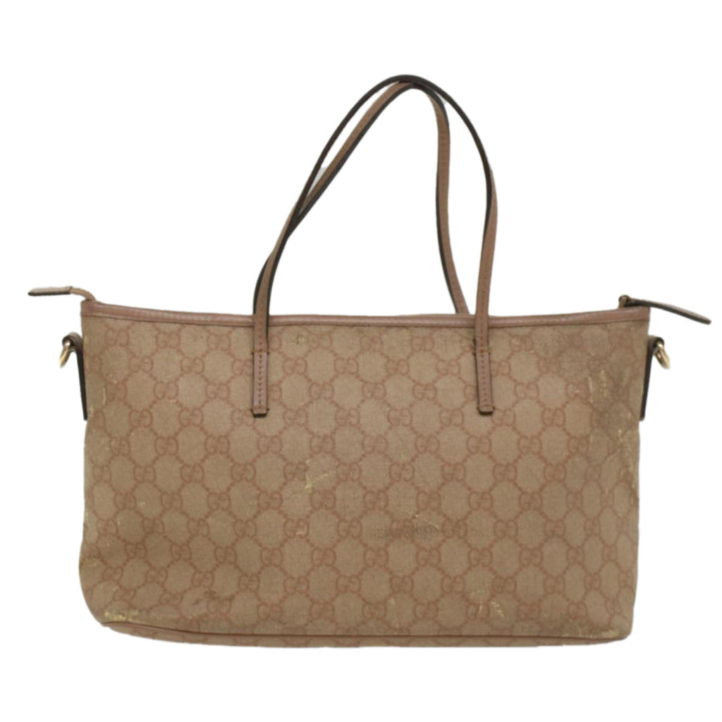 GUCCI GG Canvas Tote Bag 2way Pink 353439 th3999