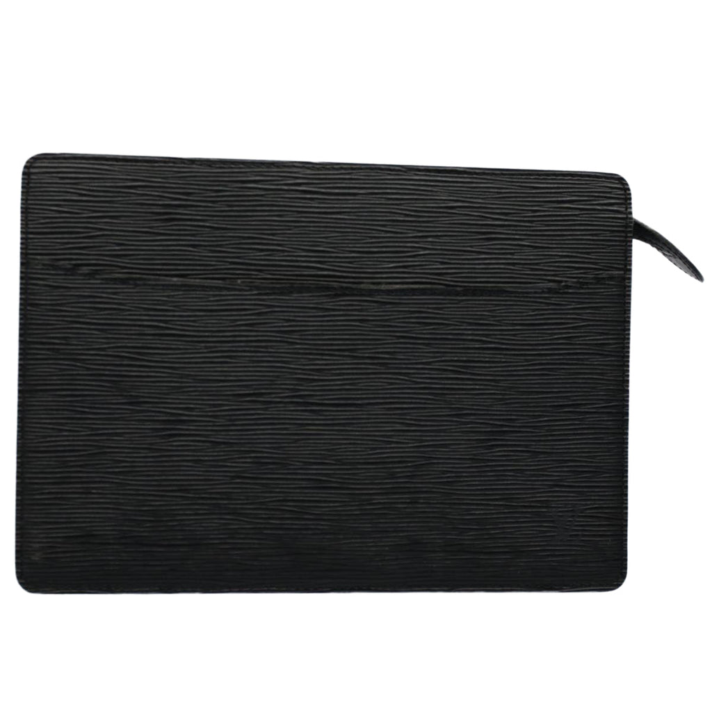 LOUIS VUITTON Epi Pochette Homme Clutch Bag Black M52522 LV th4042
