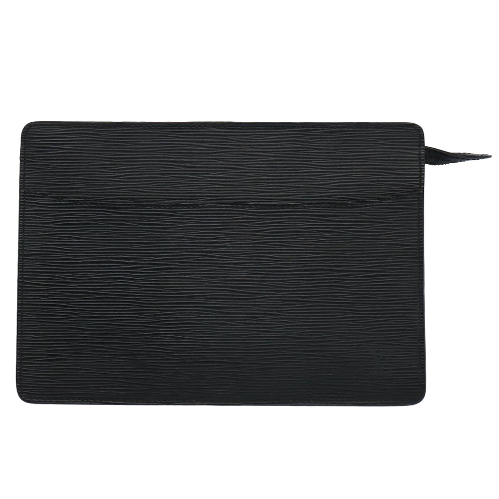 LOUIS VUITTON Epi Pochette Homme Clutch Bag Black M52522 LV th4450