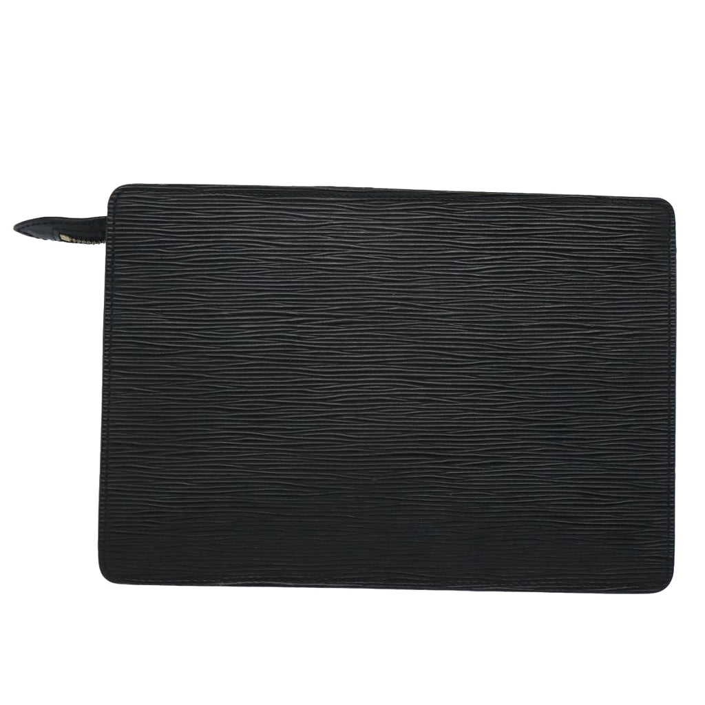 LOUIS VUITTON Epi Pochette Homme Clutch Bag Black M52522 LV th4450