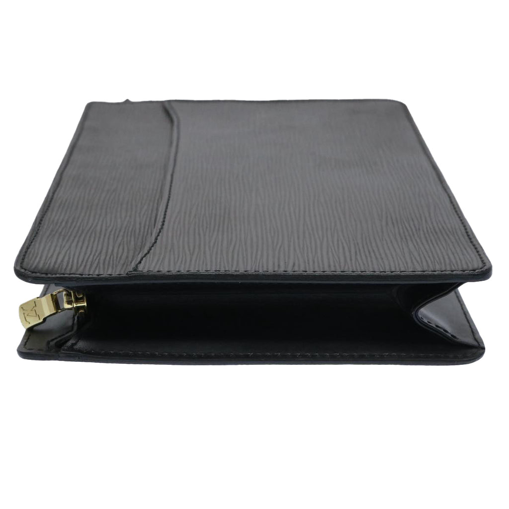 LOUIS VUITTON Epi Pochette Homme Clutch Bag Black M52522 LV th4450