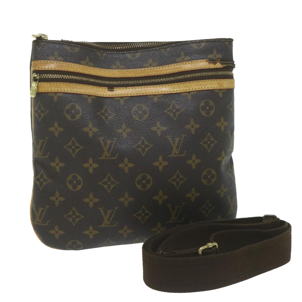 LOUIS VUITTON Monogram Pochette Bosphore Shoulder Bag M40044 LV th4478