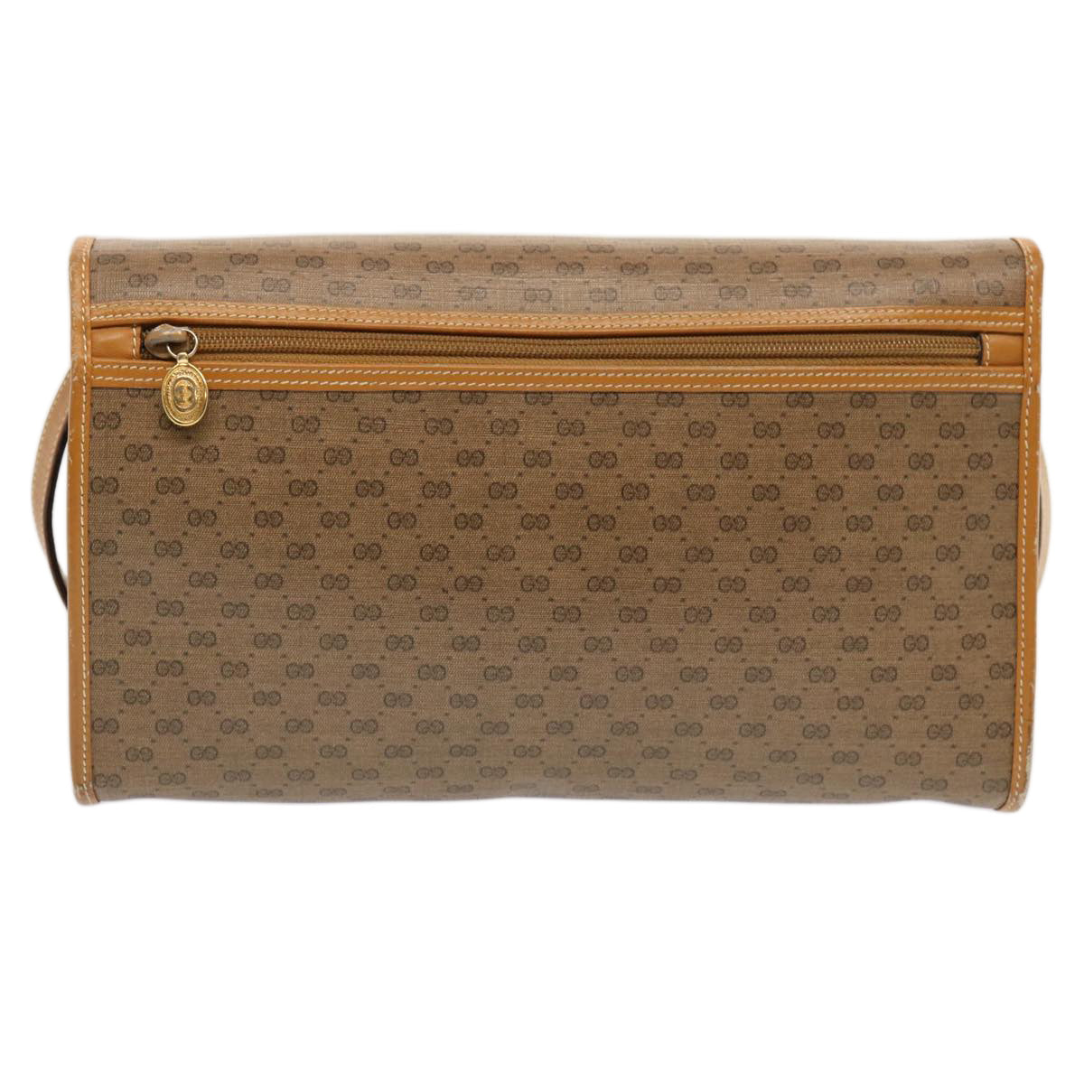 GUCCI Micro GG Supreme Shoulder Bag PVC Beige 004 14 0264 th4759
