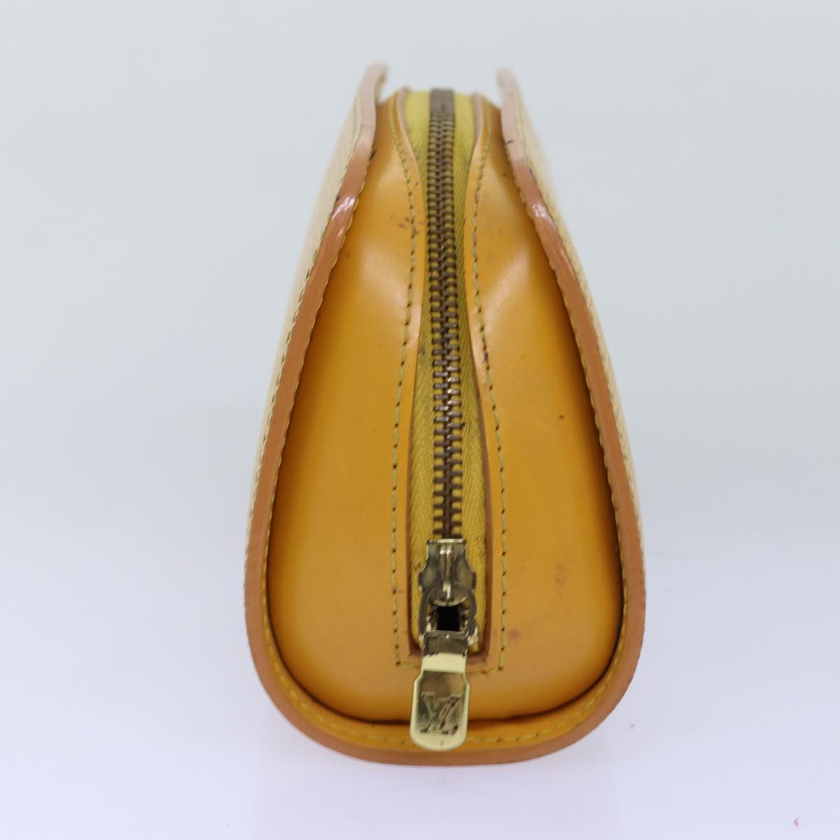 LOUIS VUITTON Epi Dauphine PM Pouch Yellow M48449 LV th4880