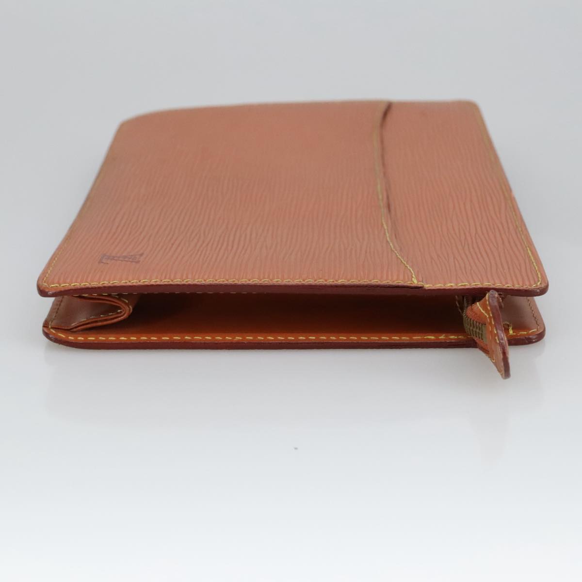 LOUIS VUITTON Epi Pochette Homme Bag Brown Zipangu Gold M52528 LV th5481