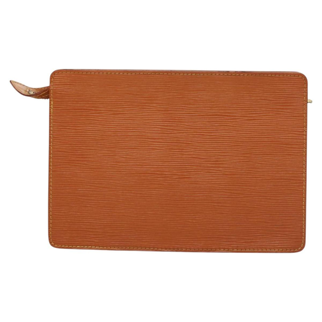 LOUIS VUITTON Epi Pochette Homme Clutch Bag Zipangu Gold M52528 LV th6137