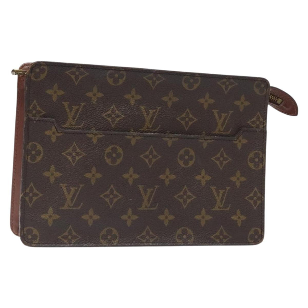 LOUIS VUITTON Monogram Pochette Homme Clutch Bag M51795 LV th6181
