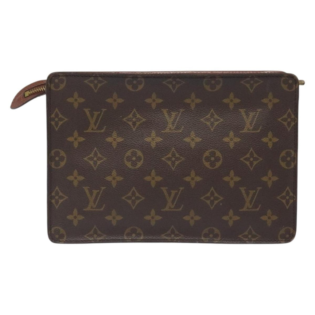 LOUIS VUITTON Monogram Pochette Homme Clutch Bag M51795 LV th6181