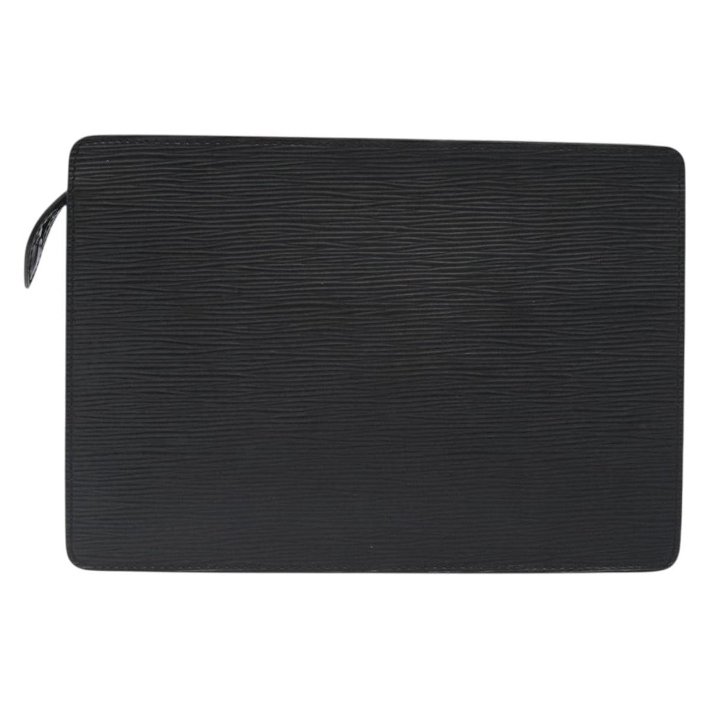 LOUIS VUITTON Epi Pochette Homme Clutch Bag Black Noir M52522 LV th6189