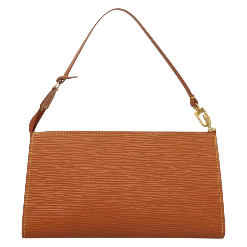 LOUIS VUITTON Epi Pochette Accessoires Pouch Brown M52953 LV th6230
