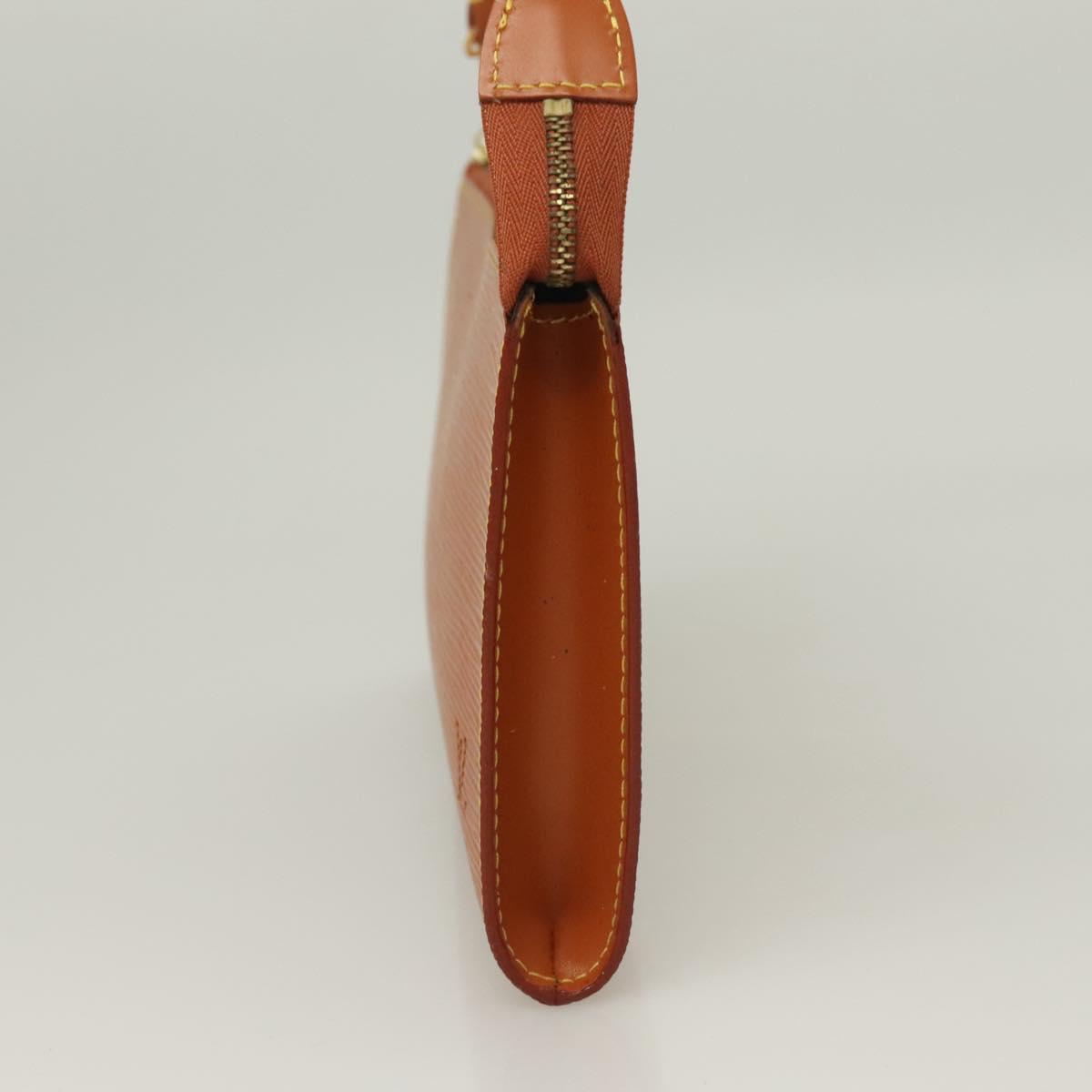 LOUIS VUITTON Epi Pochette Accessoires Pouch Brown M52953 LV th6230