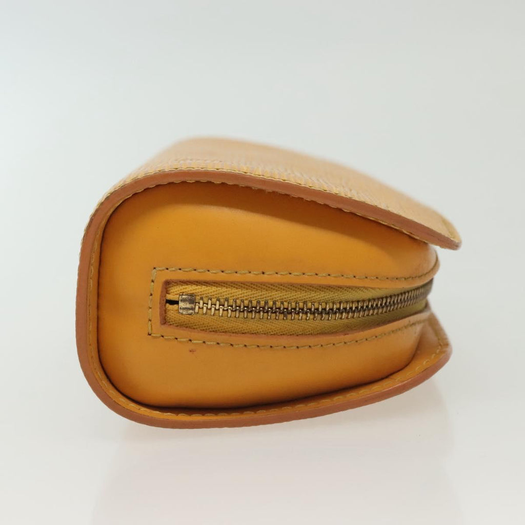 LOUIS VUITTON Epi Dauphine PM Pouch Yellow M48449 LV th6299