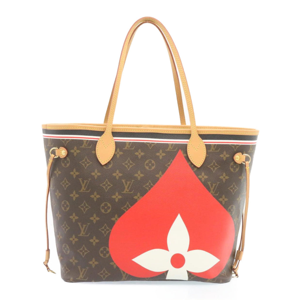 LOUIS VUITTON Monogram Game On Neverfull MM Tote Bag M57452 LV knn013