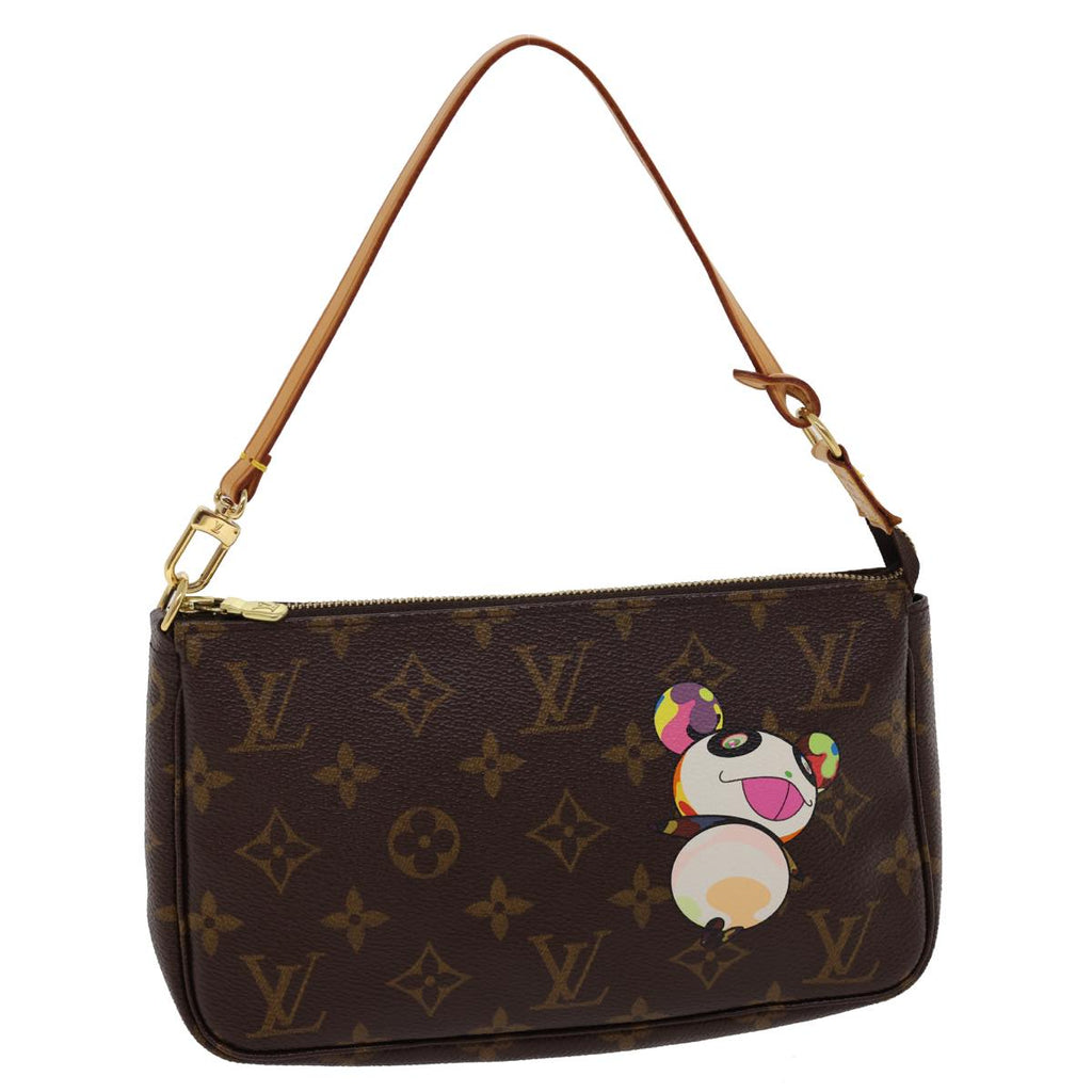 LOUIS VUITTON Monogram Panda Pochette Accessoires Pouch M51981 LV lt317