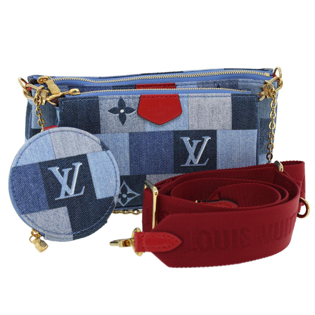 LOUIS VUITTON Denim Multi Pochette Accessoires Shoulder Bag M44990 ar6462A