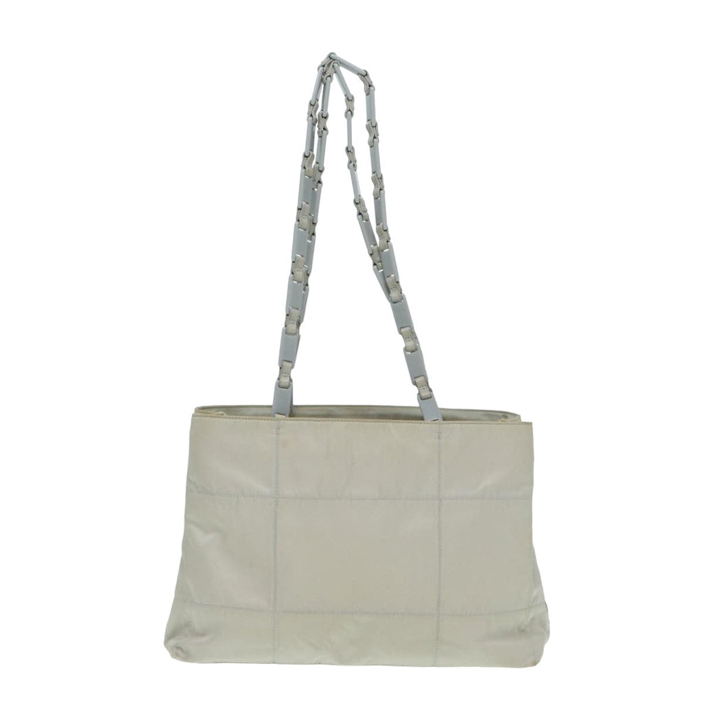 PRADA Shoulder Bag Nylon Gray ti1817