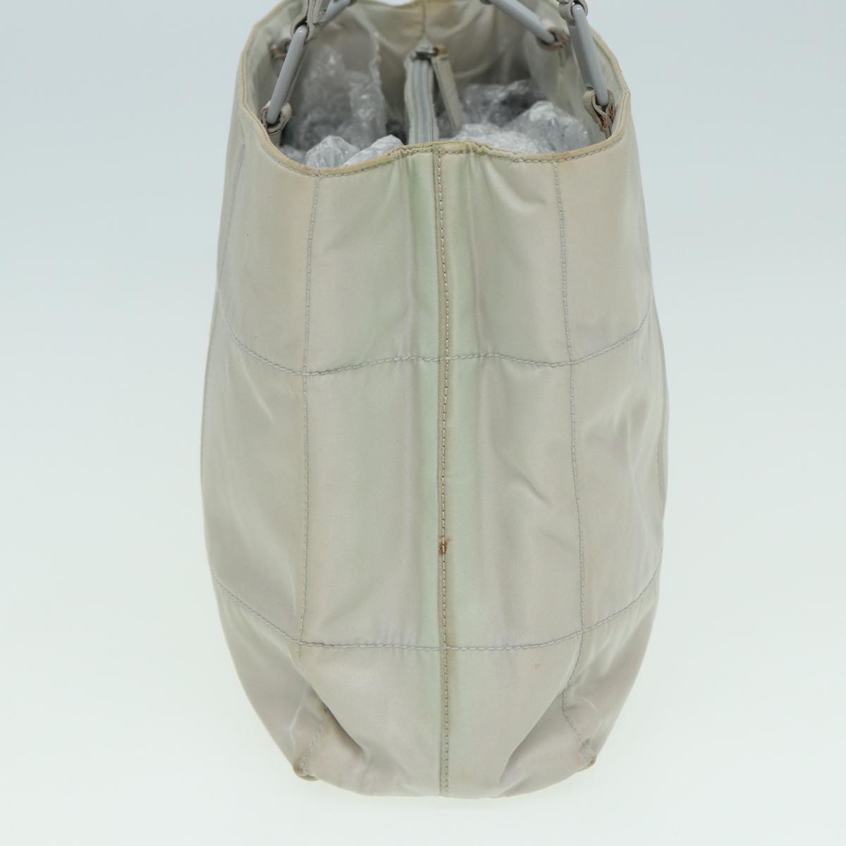 PRADA Shoulder Bag Nylon Gray ti1817