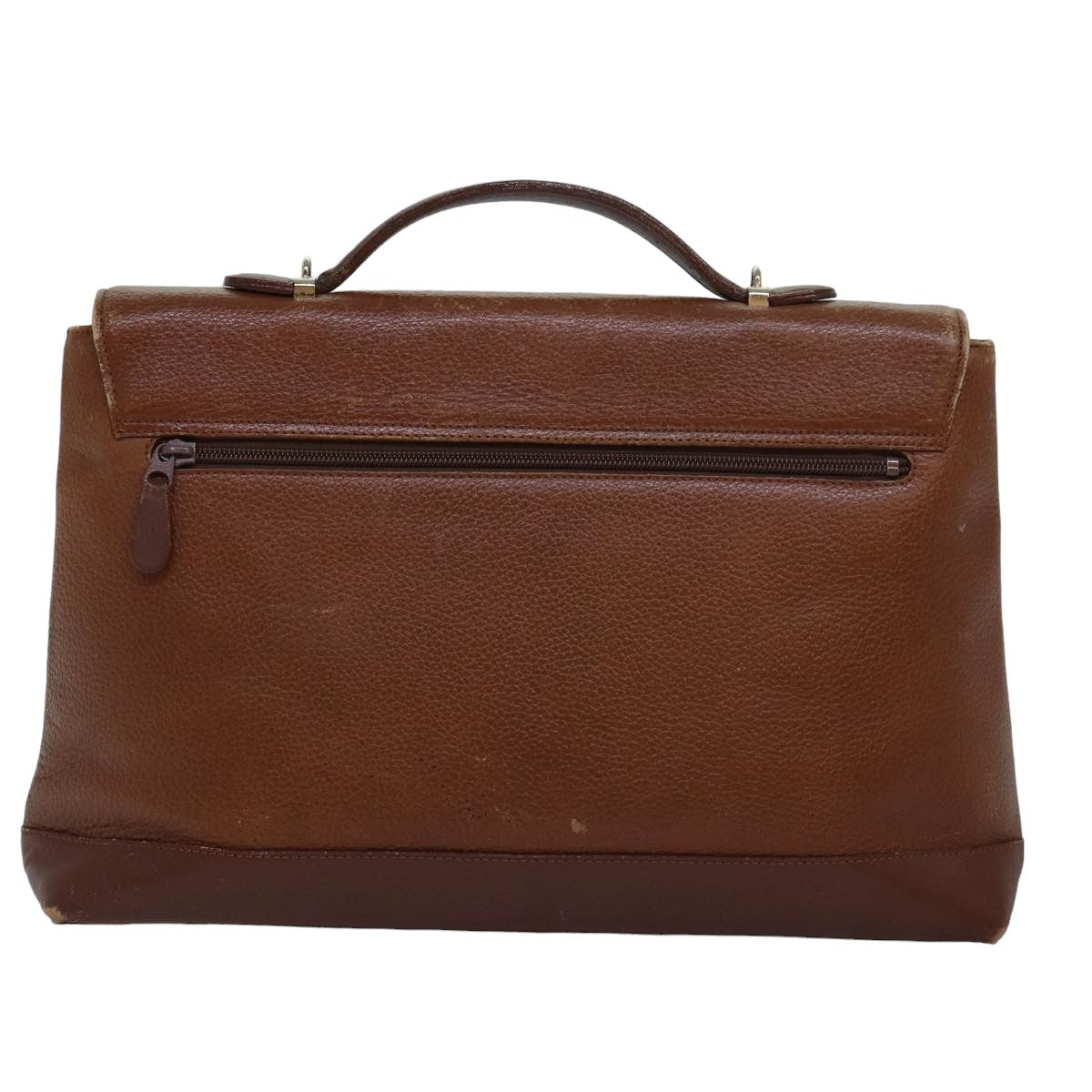 BURBERRY Hand Bag Leather 2way Brown ti1821