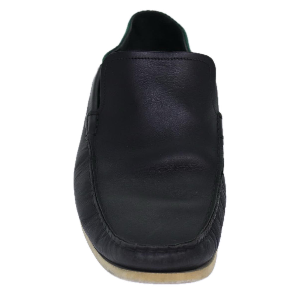 GUCCI Web Sherry Line slipper shoes Leather 41.5EJ Black ti1971