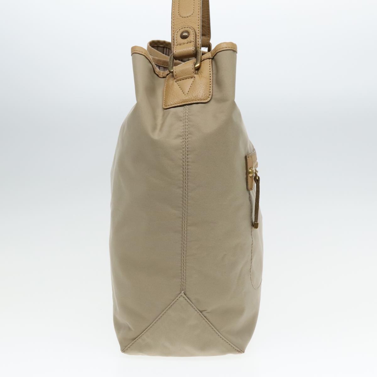 BURBERRY Blue Label Shoulder Bag Nylon 2way Beige ti2073