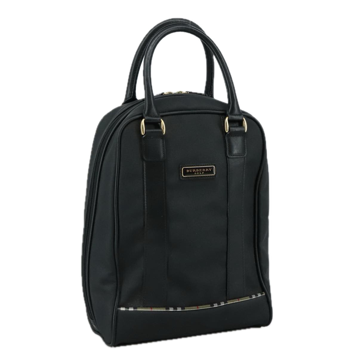 BURBERRY Golf Hand Bag Nylon Black ti2520