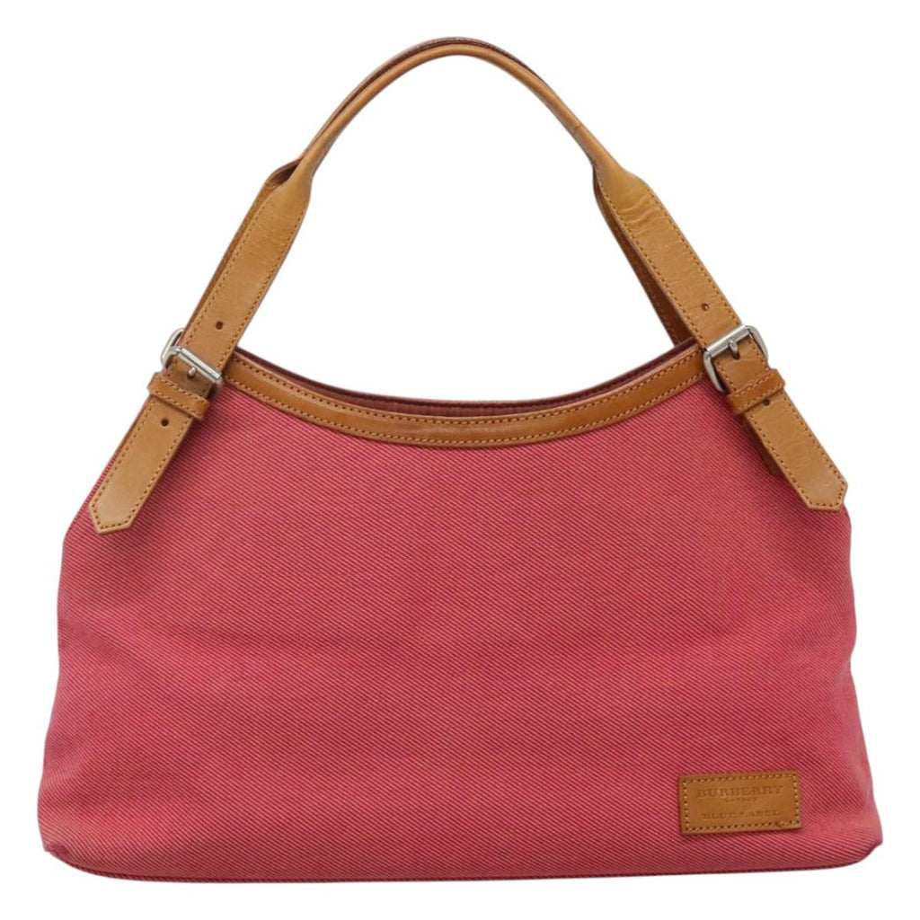 BURBERRY Blue Label Hand Bag Canvas Pink ti2728