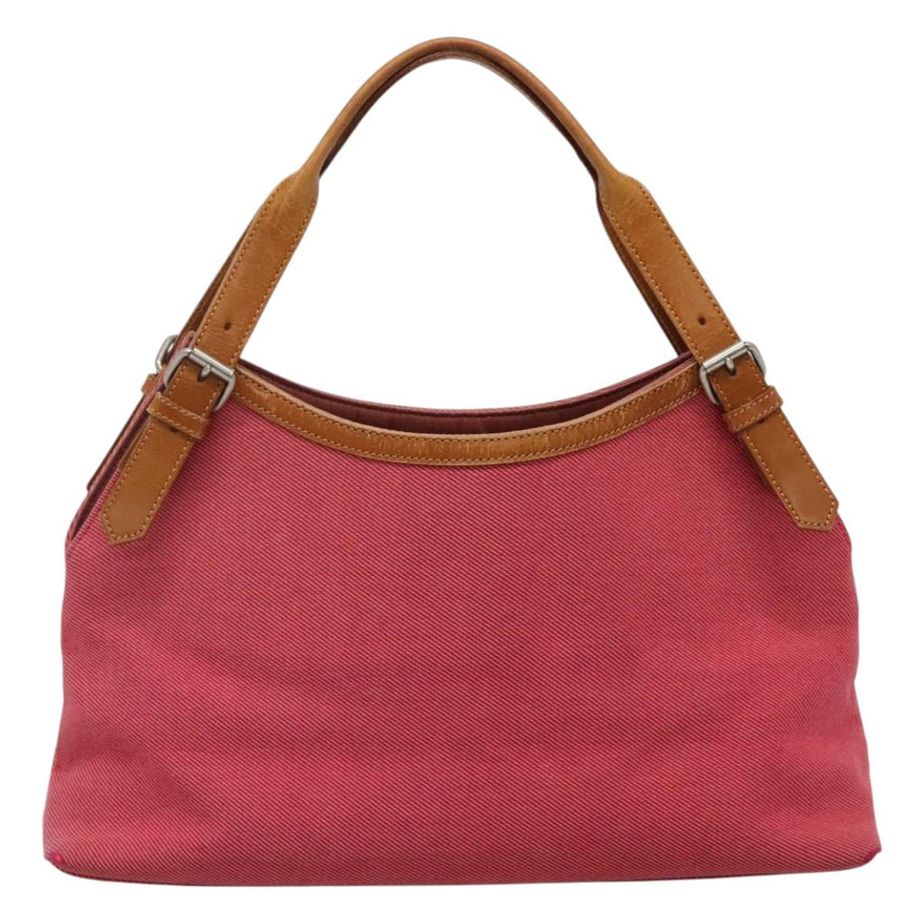 BURBERRY Blue Label Hand Bag Canvas Pink ti2728