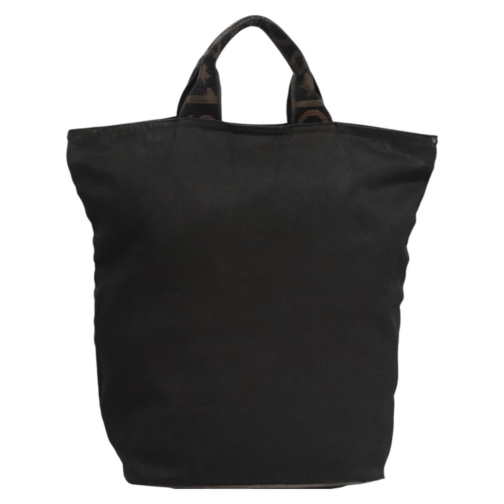 FENDI Hand Bag Canvas Black ti2793
