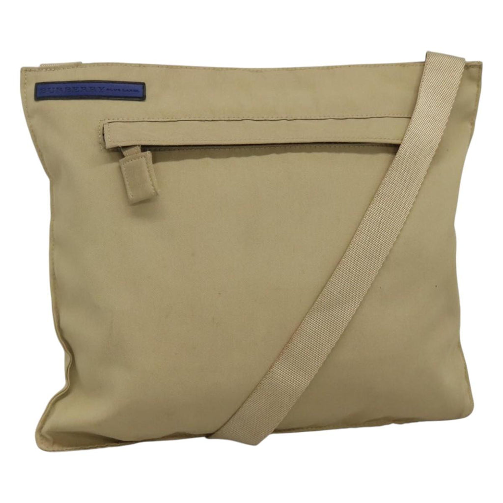 BURBERRY Blue Label Shoulder Bag Nylon Beige ti2794
