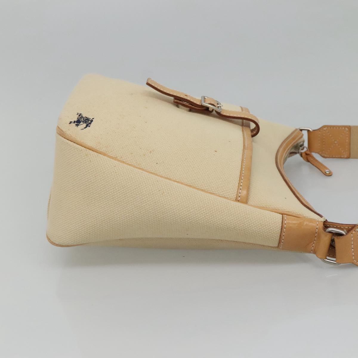 BURBERRY Blue Label Shoulder Bag Canvas Beige ti2800