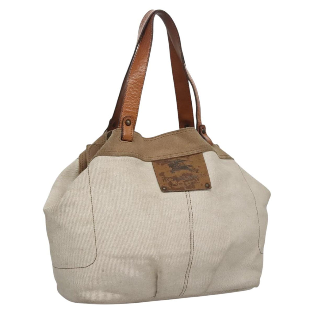 BURBERRY Blue Label Tote Bag Canvas Beige ti2804