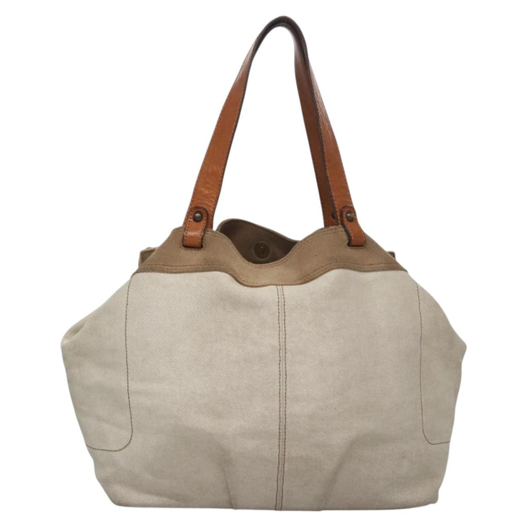 BURBERRY Blue Label Tote Bag Canvas Beige ti2804