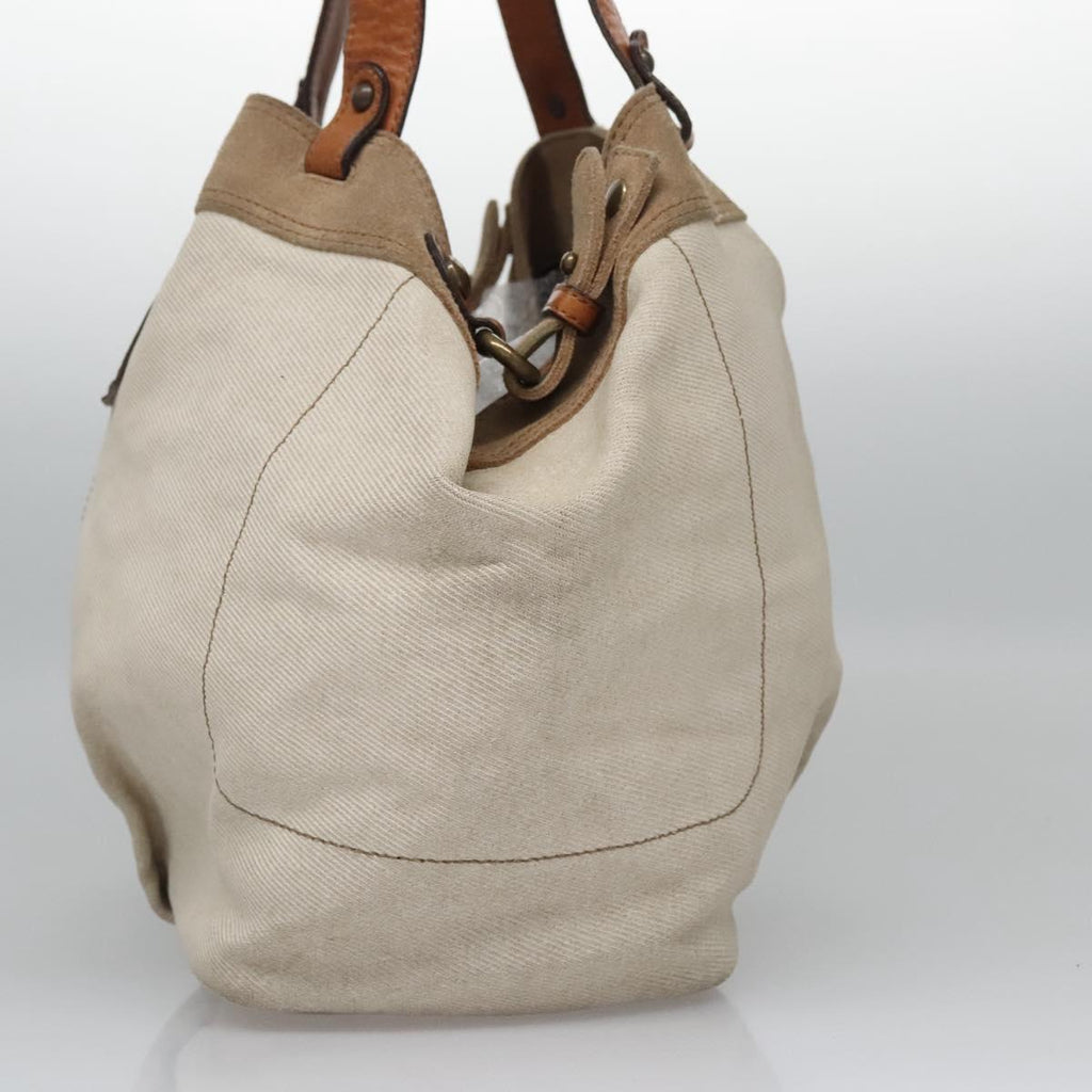 BURBERRY Blue Label Tote Bag Canvas Beige ti2804
