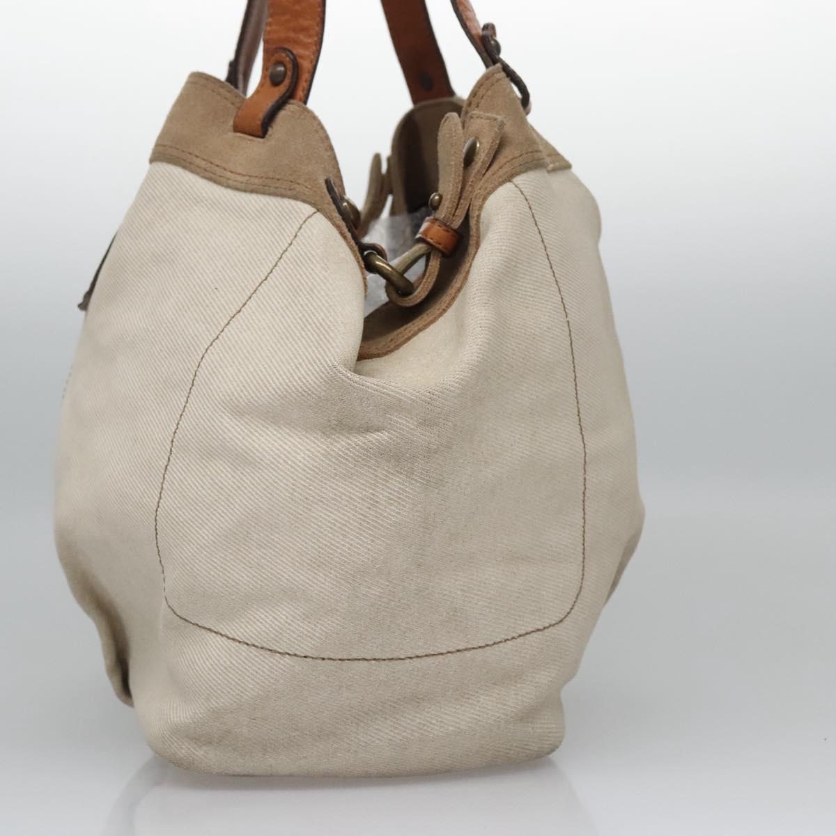 BURBERRY Blue Label Tote Bag Canvas Beige ti2804