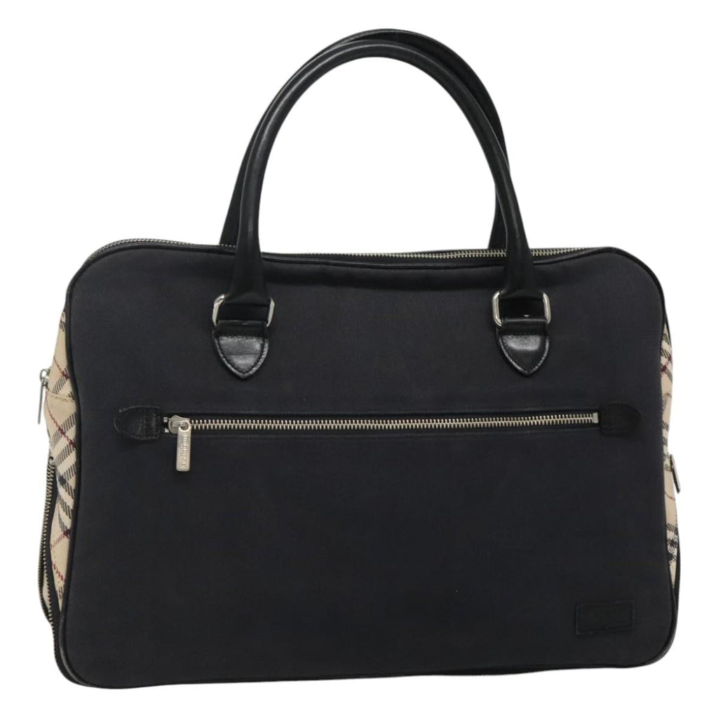 BURBERRY Blue Label Hand Bag Canvas Navy ti2805