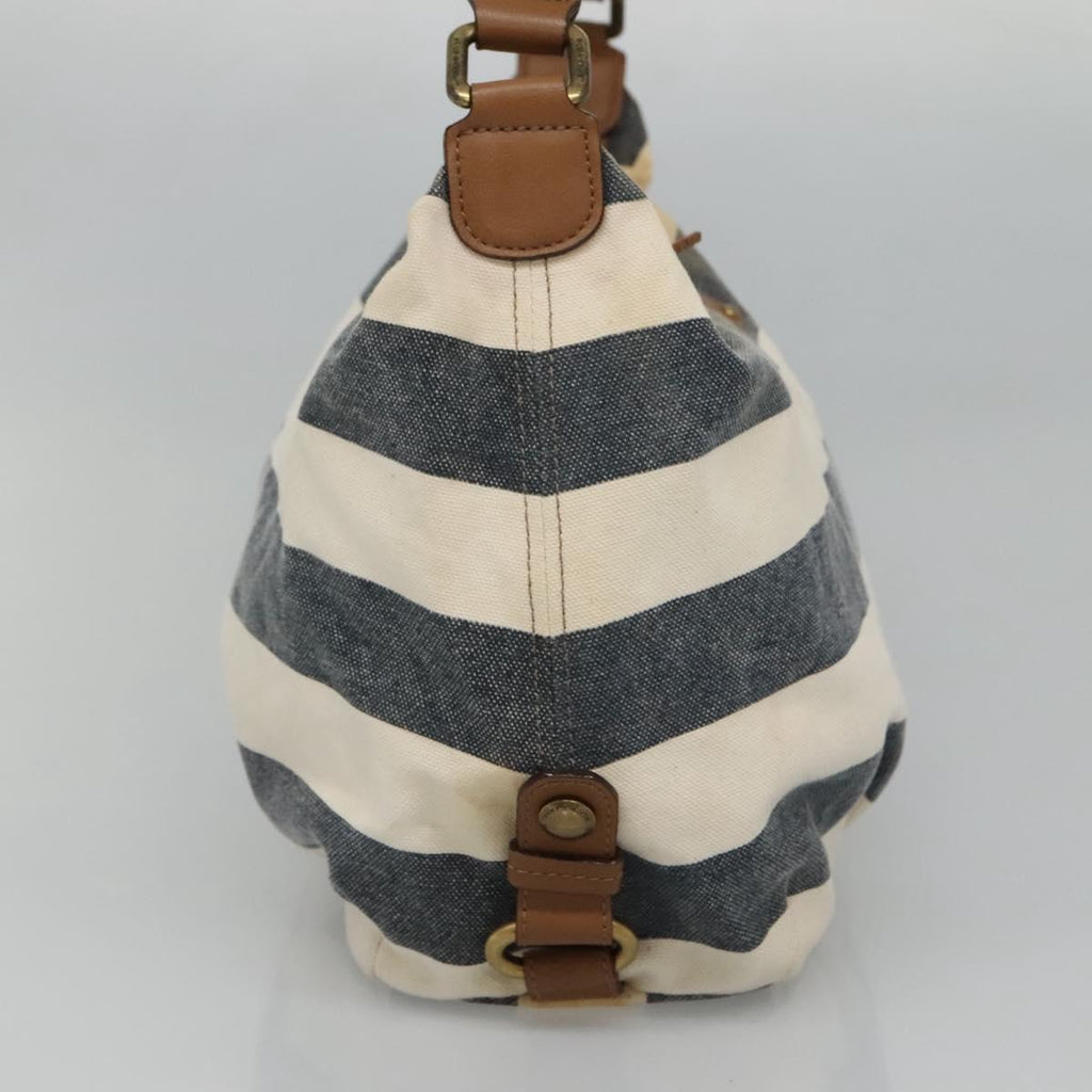 BURBERRY Blue Label Shoulder Bag Canvas Navy ti2862